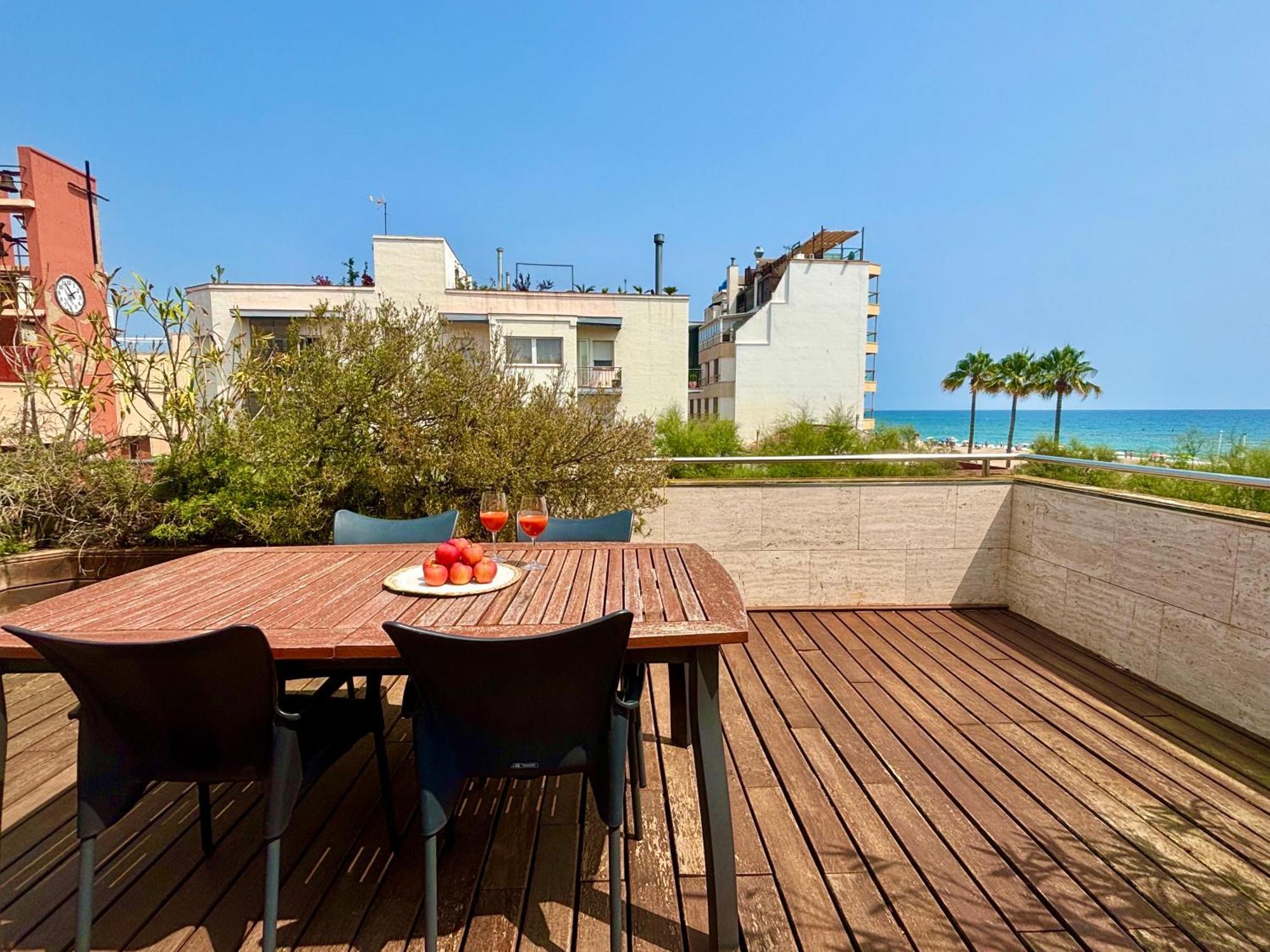 Increible Casa Frente Al Mar , Planta Baja Apartment Torredembarra Exterior foto